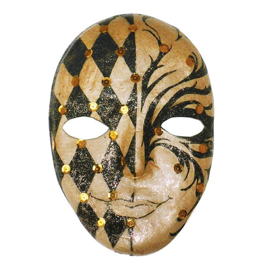 6 Packs: 12 ct. (72 total) Papier Mache Masks